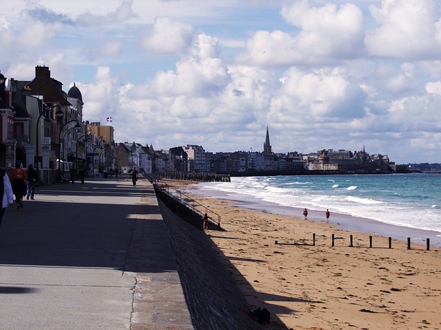 Le Sillon et la cité intra-muros de Saint-Malo